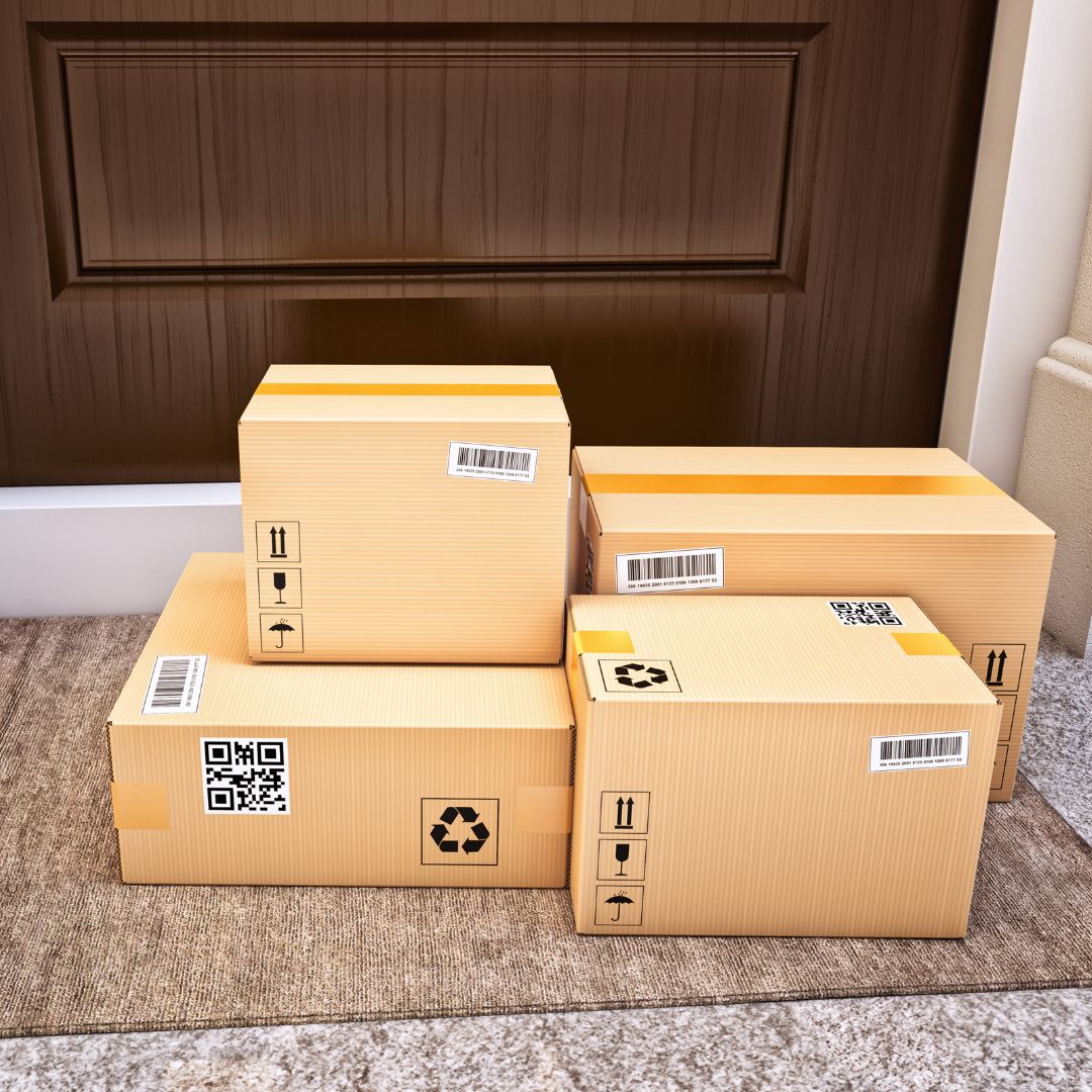 Delivery packages. 
