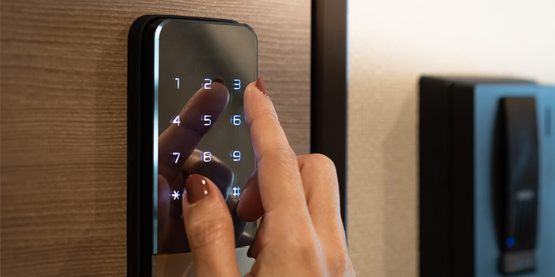 a keypad security system