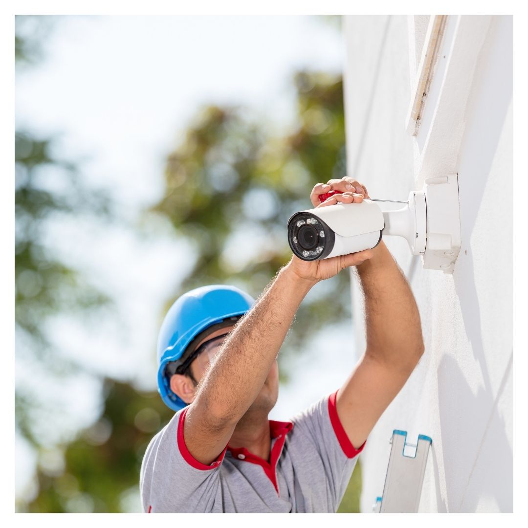 security camera installation