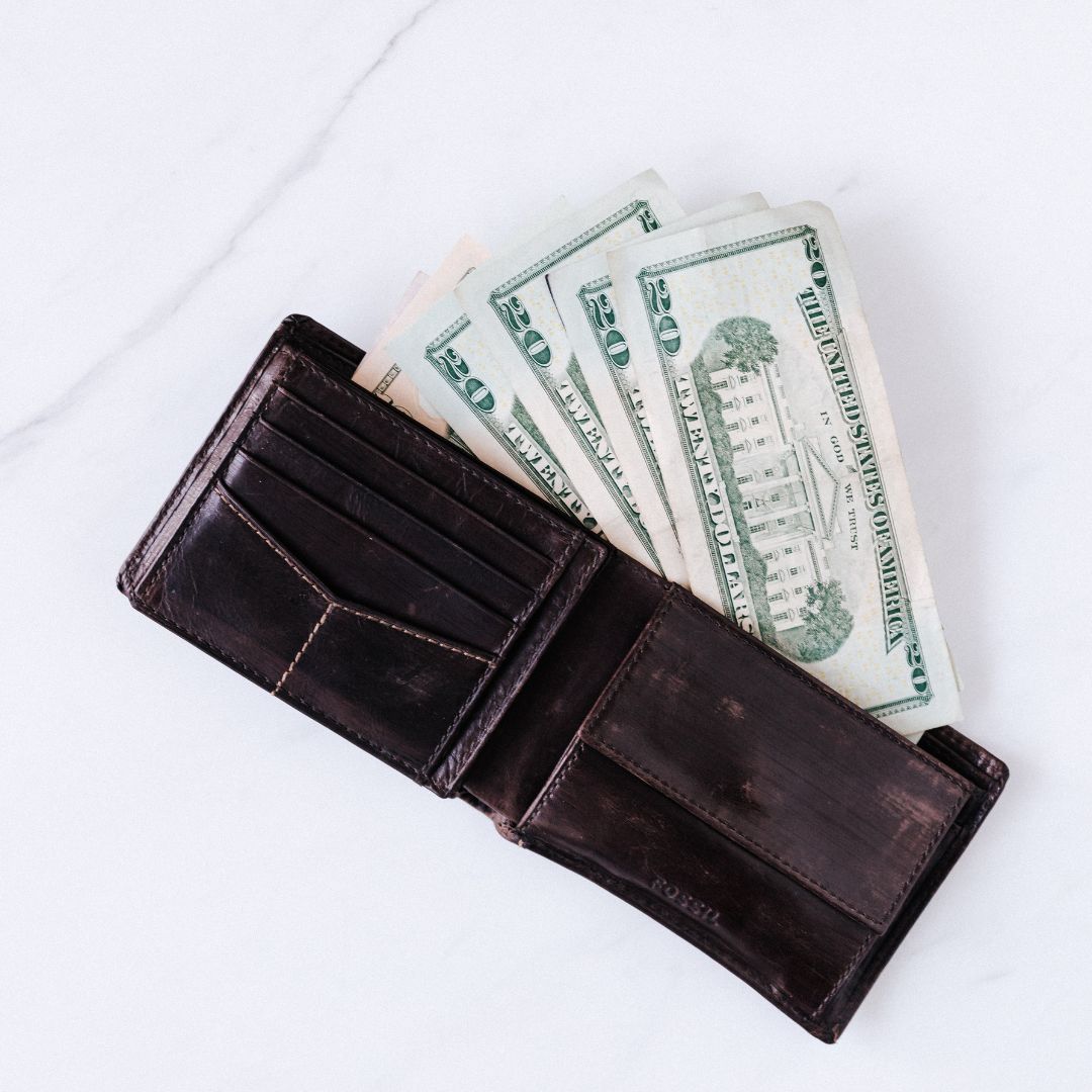 wallet with money