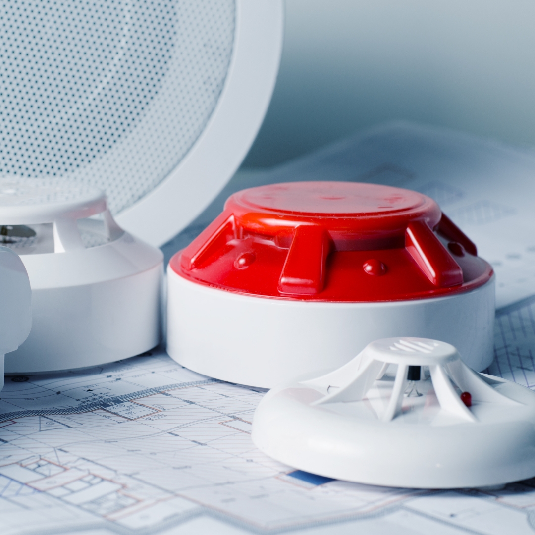 image of fire and carbon monoxide detectors
