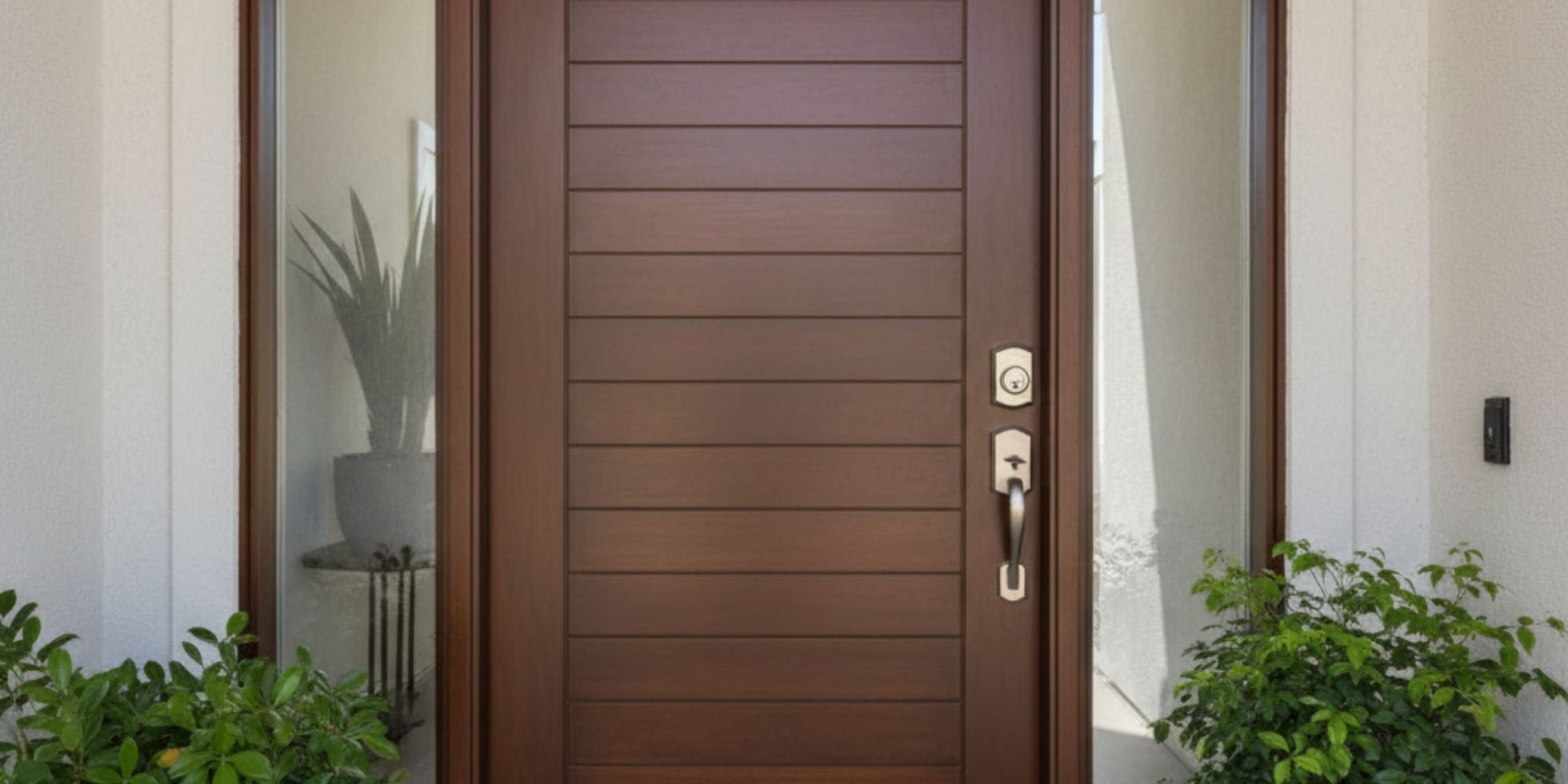 front door of house