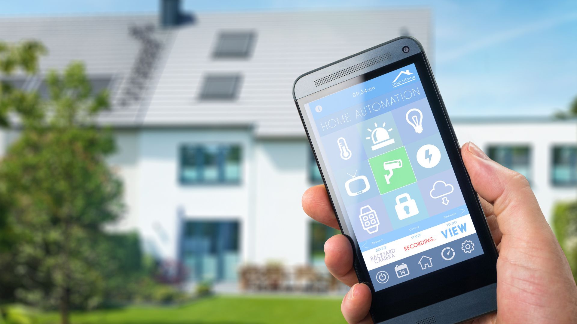 home security software on phone